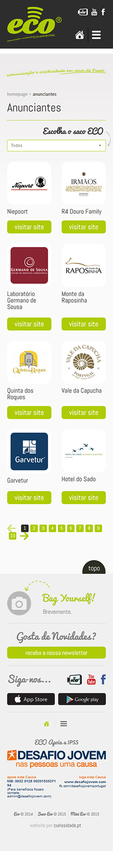 Versão Mobile