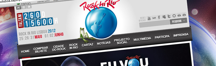 Rock in Rio | Sites 2012