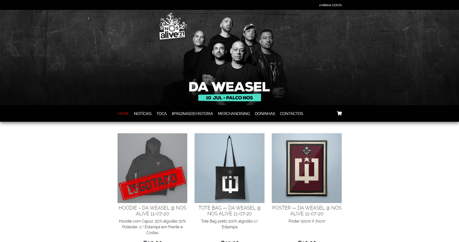 Loja online dos Da Weasel